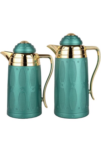 Generic Bianca insulated thermos set for tea and coffee, two pieces, capacity...