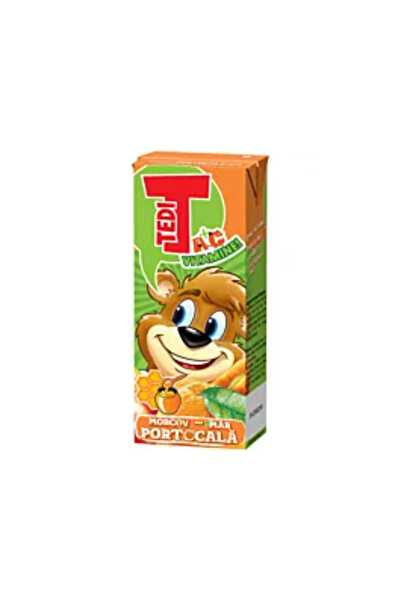 TEDİ Suc de morcov, măr și portocală necarbonatat 0,2 l