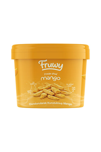 fruwy Freeze Dried Mango Kova (Dondurularak Kurutulmuş Mango) 20g
