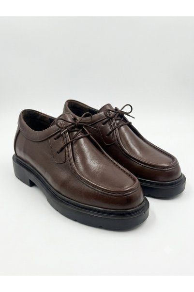 shot night Genuine Leather Lace-Up Classic Ultra Comfortable Men's Shoes