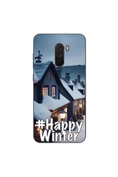 OEM Husa compatibila cu Xiaomi Pocophone F1 Silicon Gel Tpu Model Happy Winter