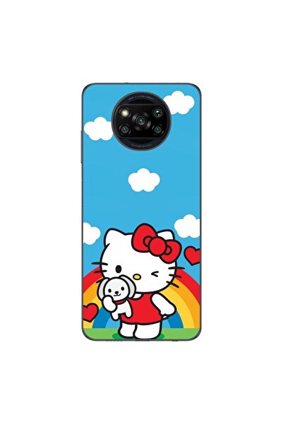 OEM Калъф, съвместим с Xiaomi Poco X3 Pro, силиконов гел TPU, с десен Hello K...
