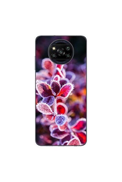 OEM Husa compatibila cu Xiaomi Poco X3 Pro Silicon Gel Tpu Model Flori Inghetate