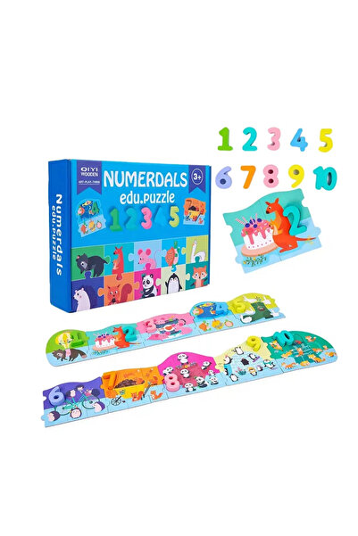 OEM Educational 3D puzzle Wooden numbers