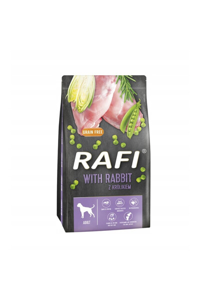 Rafi DOLINA NOTECI cu iepure pentru câini 10kg