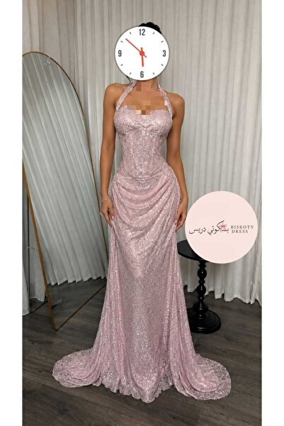 Baskouti dress Women's Evening Dress with Sequins
