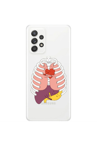 Other Samsung A23 Anatomy Transparent Silicone TPU Θήκη