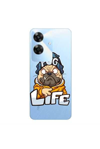 Other Realme Note 60 Pug Life 2 Transparent Silicone TPU Θήκη