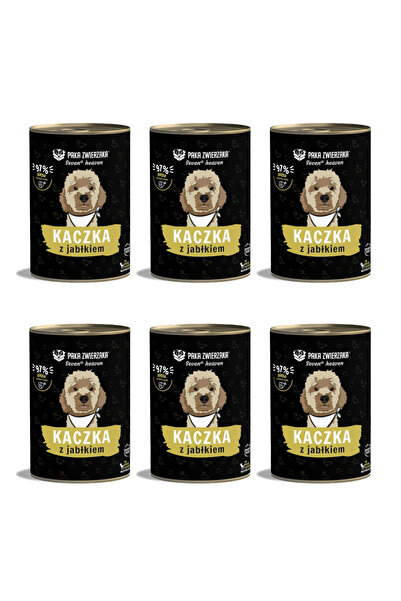 PAKA ZWIERZAKA Seventh Heaven Pet Pack Rață, măr 6x400g
