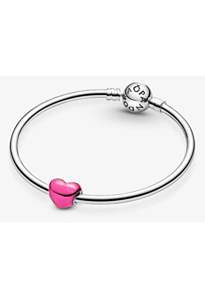 Pandora Charm tip inima Roz - Argint 925