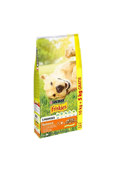 Friskies PURINA BALANCE Hrană pentru câini cu pui și legume 10,5 kg