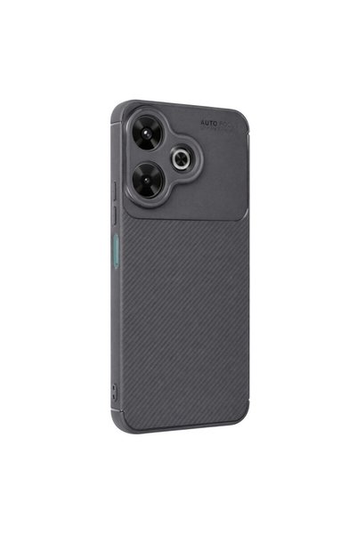 Generic Brand غطاء كاربون فوكيس تلقائي لـ Redmi 13 4G - رمادي