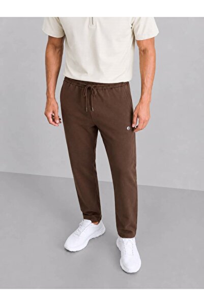 OHM OHEPMODA Normal Fit Straight Leg Sweatpants with Zipper Pockets
