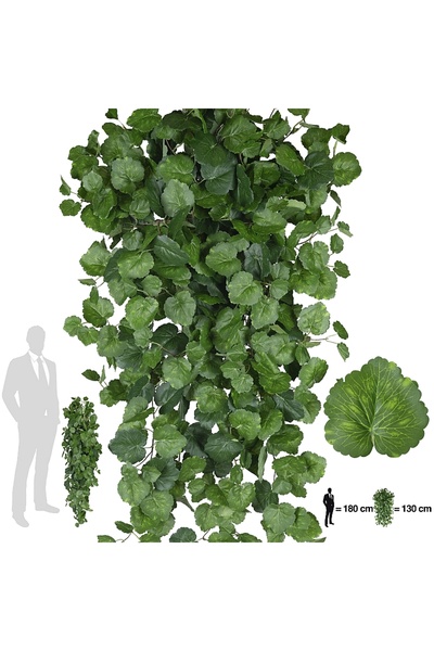 Roberto Rossi Muscata artificiala 130 cm cu 570 frunze. verde inchis