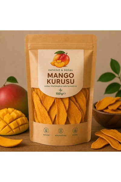 Mango Kurusu 100 g - Katkısız Ve Doğal Vegan
