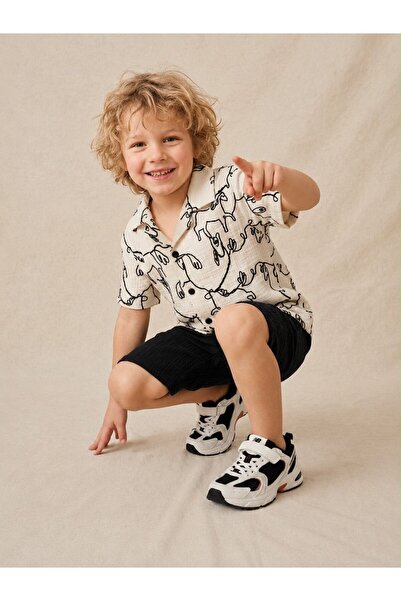 Bebibo Shirt Shorts Set Muslin Boys