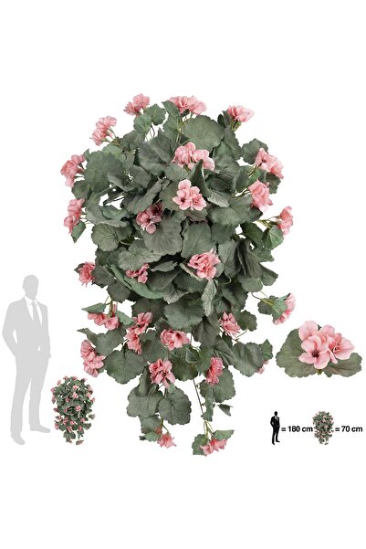 Roberto Rossi Muscata artificiala curgatoare 70 cm cu 202 frunze si 30 flori ...