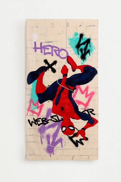 LEFTIES Spiderman ©Marvel grafiti havlu