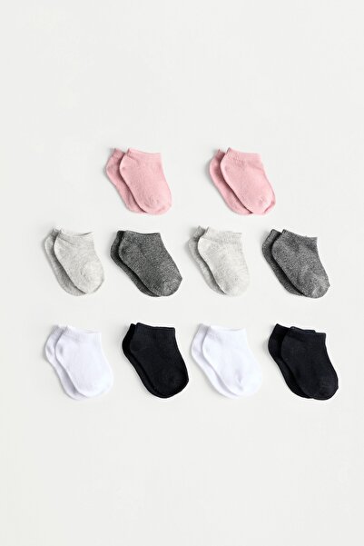 LEFTIES Bilekte çorap (10'lu Pack)