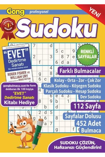 Maxi Yayıncılık Gong Profesyonel Sudoku 22 / Bertan Kodamanoğlu / / 9772687458900