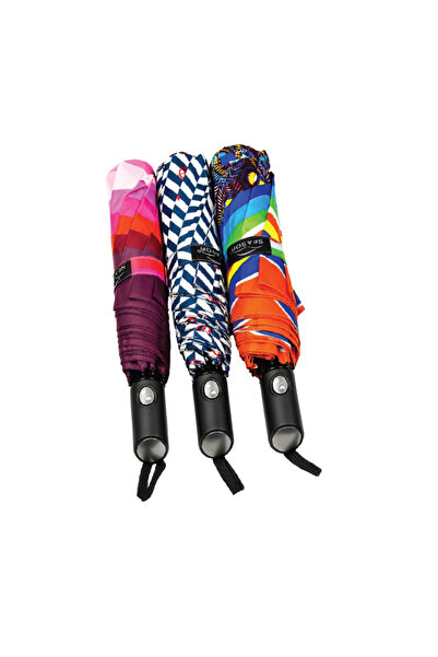 season 3-Fold Automatic Open Umbrella, Assorted