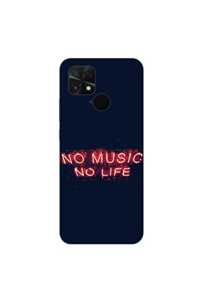 OEM Θήκη συμβατή με Xiaomi Poco C40 Σιλικόνης Gel TPU Μοντέλο No Music No Life