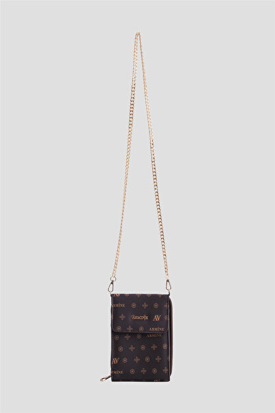 Armine Printed Handbag Coffee