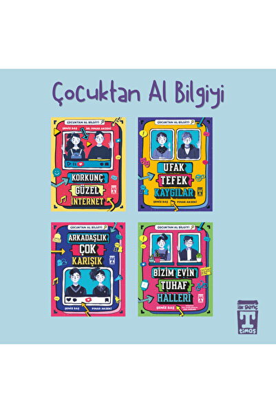 Timaş Çocuk Çocuktan Al Bilgiyi 4 Kitap Hikaye Seti - +10 Yaş - Şeniz Baş - T...