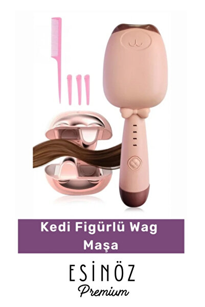 EsinÖz # Hair Curler Automatic Water Wave Hair Styler Cute Cat Design Wag Hai...
