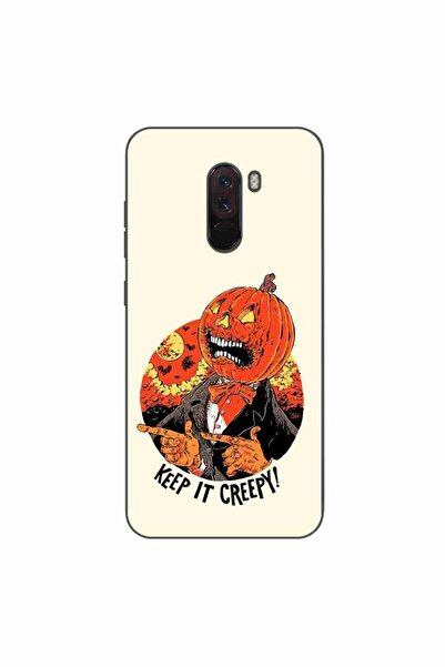 OEM Case compatible with Xiaomi Pocophone F1 Silicone Gel Tpu Pattern Hallowe...