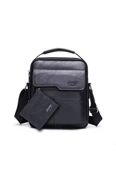 GGEROU Men Crossbody Bag Shoulder Bags Vintage Men Handbags Large Capacity PU...