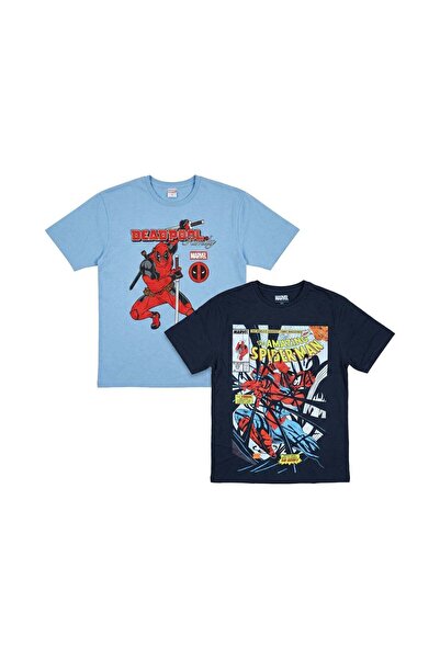 Marvel Superheroes Men’s Graphic Printed T-Shirt (Pack of 2)