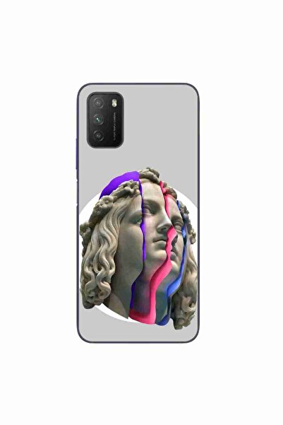 OEM Case compatible with Xiaomi Poco M3 Silicon Gel Tpu Pattern Neon Ruins