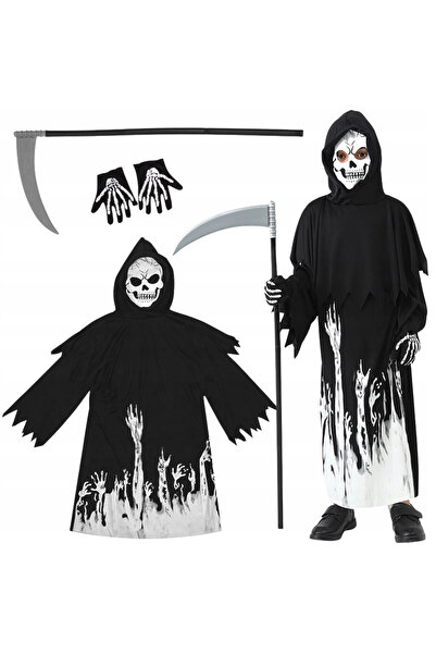 Korbi Set Costum De Moarte Cu Coasa, Korbi, L, 58x92x50x25x104x34 cm, Pelerin...