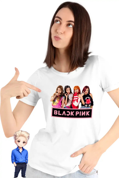 OEM Tricou Femei BlackPink Dream Team Kpop Merch