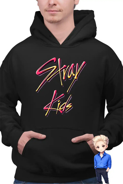 OEM Ανδρικό Φούτερ Stray Kids K-pop Εμπορεύματα