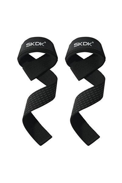 Choice8 JZST-Black 2PC Weightlifting Wrist Straps Sports Booster Belt Grip Be...