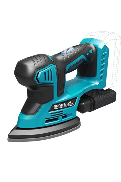 dedra SAS+ALL 18V Delta Oscillating Sander 140x140x93 mm, Battery Not Included
