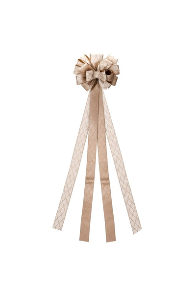 Other Fundiță decorativă bej pentru bradul de Crăciun 130x33 cm
