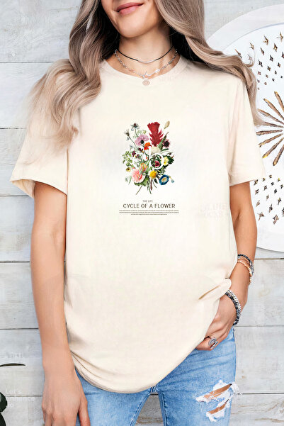 Sarah's Boutique Women's T-shirt – 100% cotton – Flower Cycle