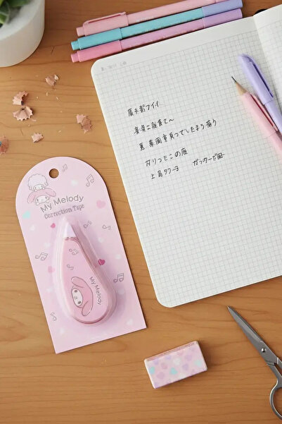 Miniso شريط تصحيح My Melody المرخص من Sanrio - أدوات مكتبية لطيفة وممتعة