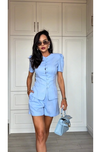 Atelier Carmen Babes Compleu blue din in