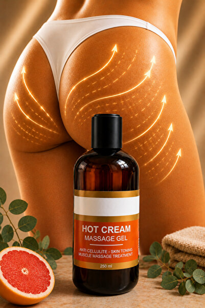Puredermine Hot Cream Masaj Jeli Selülit Görünümünü Azaltmaya Yardımcı Sıkıla...