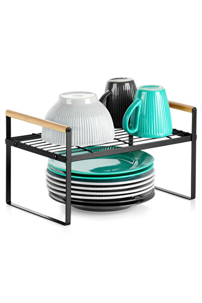 Orion Organizator de rafturi de bucătărie din metal negru