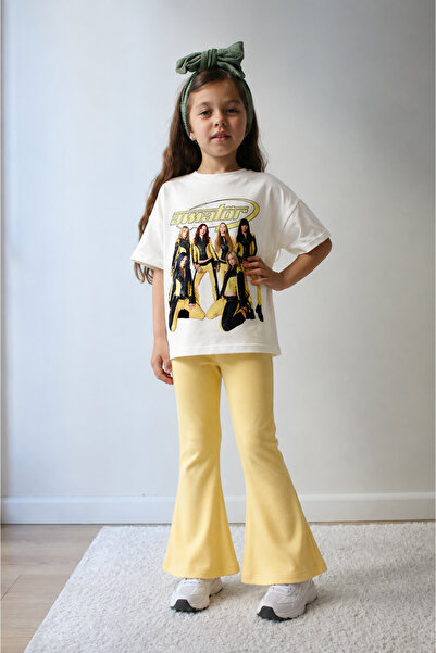 Belya Kids Wear Set de îmbrăcăminte pentru fete, model oversize, Belya Kids D...