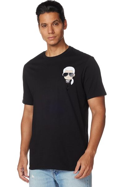 Karl Lagerfeld Paris Classic Men's Short Sleeve Crew Neck T-Shirt