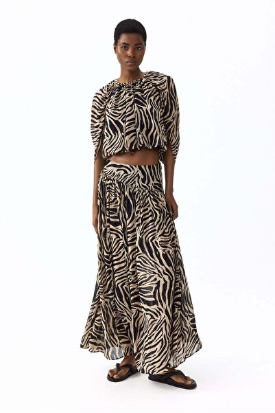 H&M Chiffon maxi skirt
