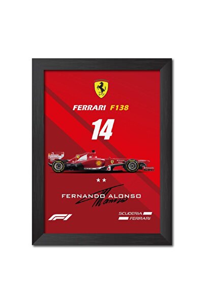 ALAYRA International Alayra Fernando Alonso F1 Poster Ferrari F138 Formula On...