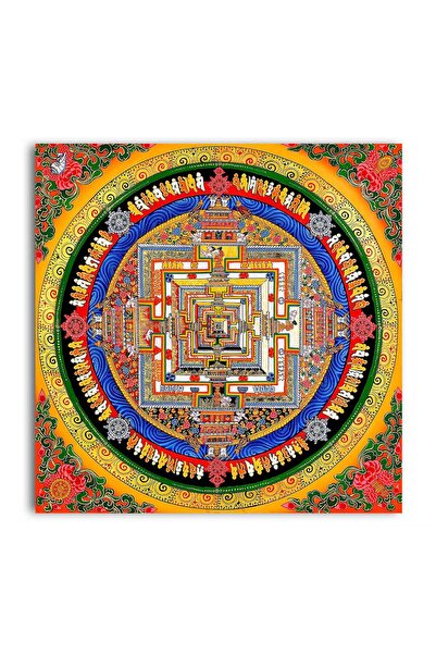 ALAYRA International Alayra Mandala Art Canvas Painting | Kalachakra Mandala ...