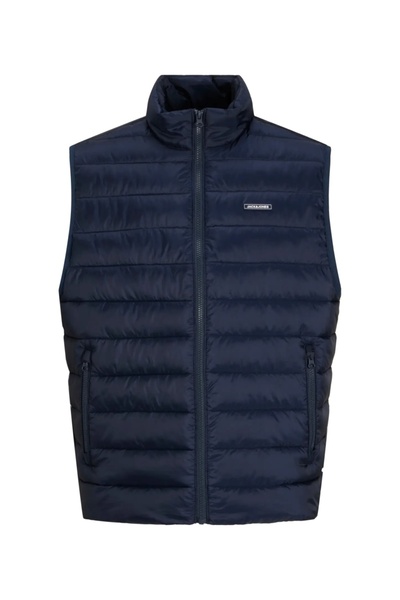 Jack & Jones Plus Γιλέκο χωρίς κουκούλα, Ανδρικά μεγάλα μεγέθη, Σκούρο μπλε ν...